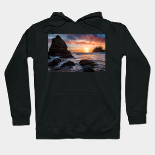 Seastacks at Sunset Hoodie